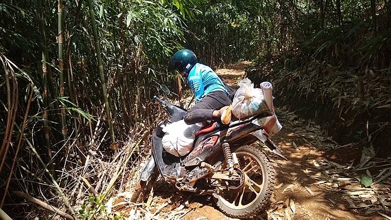 Jungle roads in Chin State