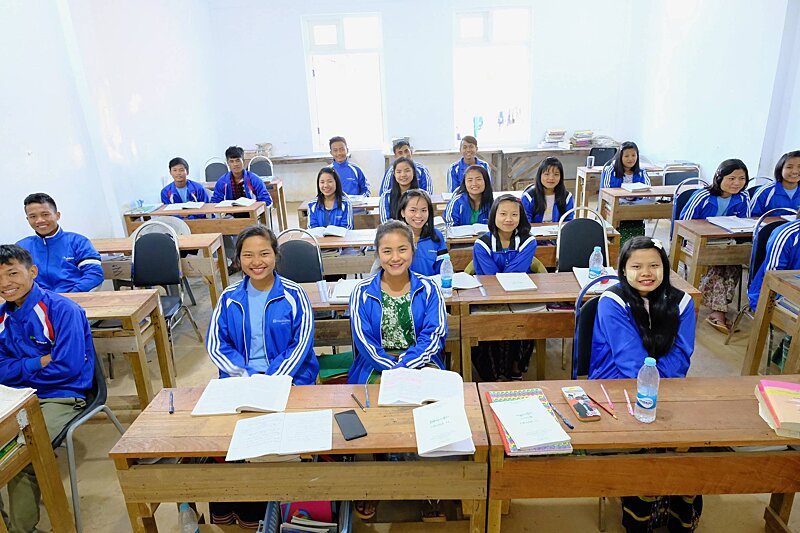 Classrooms in the training centre