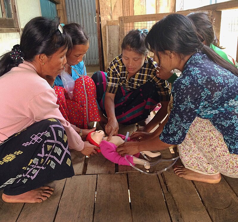 Reflections from training Traditional Birth Attendants in Myanmar