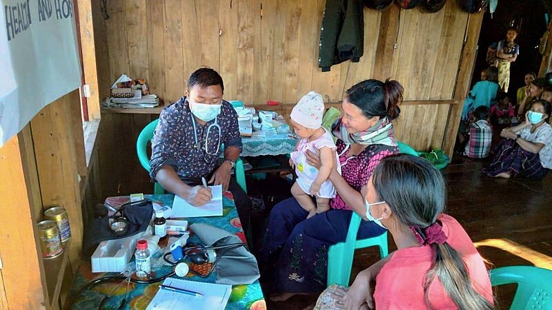 Health clinics run by HHM medical team