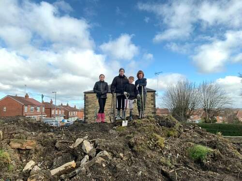 Young Eco-Saints Transforming Leeds Churchyard photo