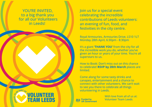 Volunteer Team Leeds: Big Thank You Event photo