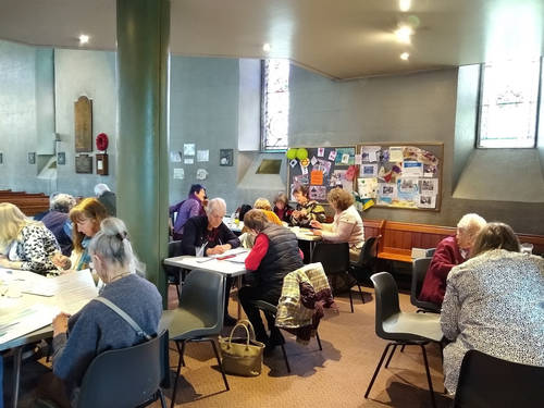 Church Draws a Crowd with Art Workshop photo
