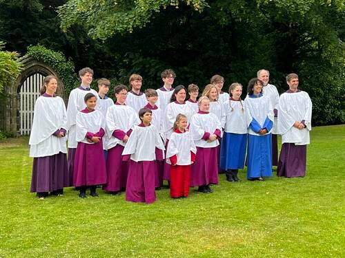 Sheffield’s ‘Steel City Choristers’ visit Bradford Cathedral for Trinity Sunday services photo