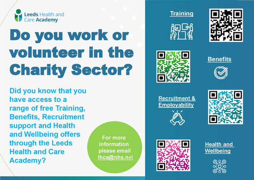 Leeds Health and Care Academy Offers for Volunteers and Charity Workers photo