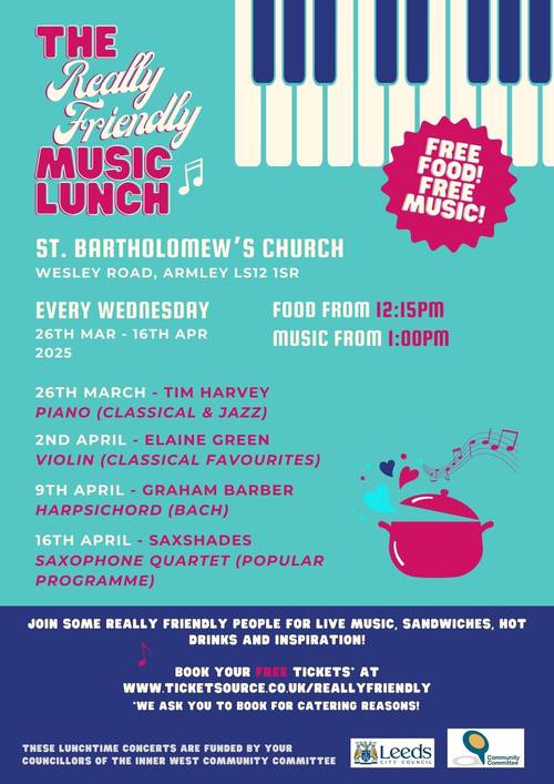 Friendly Music Lunchtimes are Back! photo