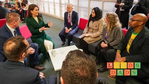 Leeds Dads meet Princess Kate photo